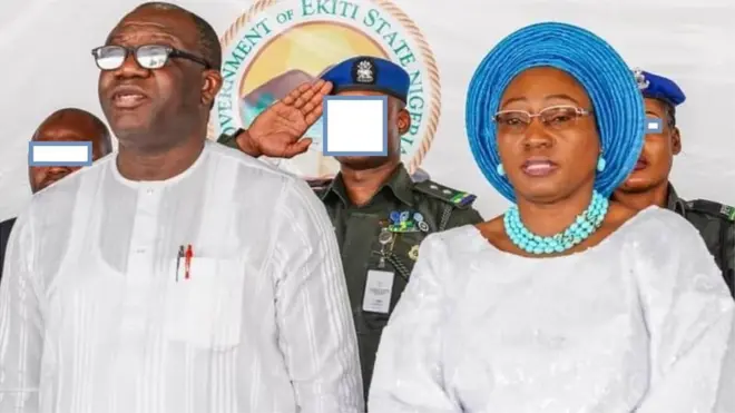 Kayode Fayemi ati iyawo rẹ