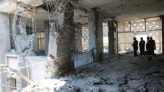 Darbe girişimi TBMM binasına da büyük hasar verdi