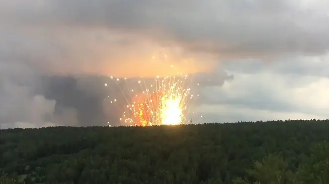 фото взрыва