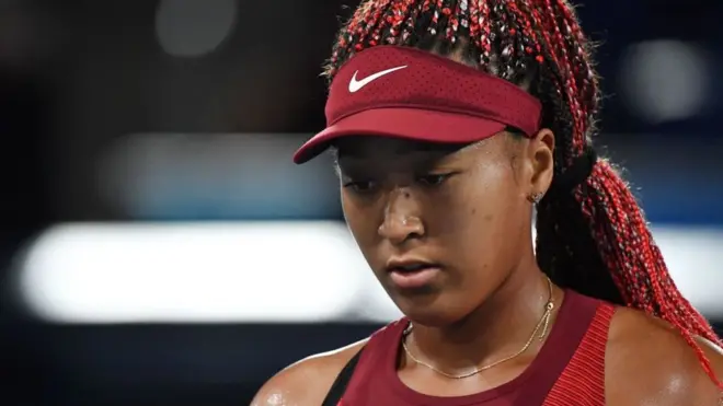 Naomi Osaka se despide de los Juegos Olímpicos.