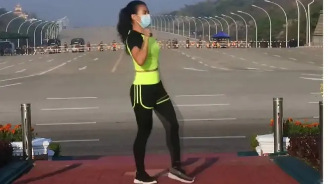 مدربة الأيروبكس خينج هنين واي