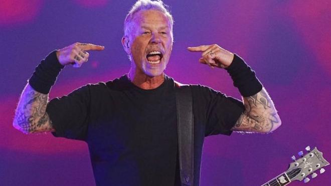 Metallica frontman James Hetfield