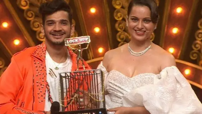 मुनव्वर फ़ारूकी और कंगना रनौट