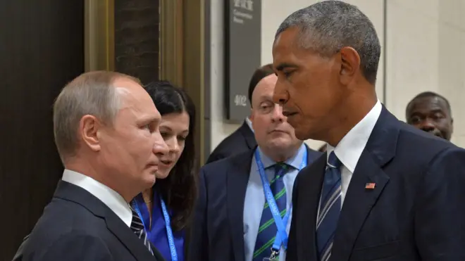 پوتین و اوباما