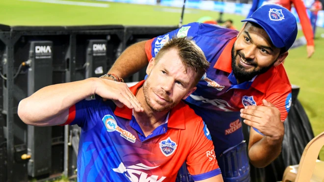 डेविड वॉर्नर और ऋषभ पंत