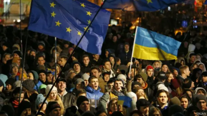 Демонстрация на Майдане