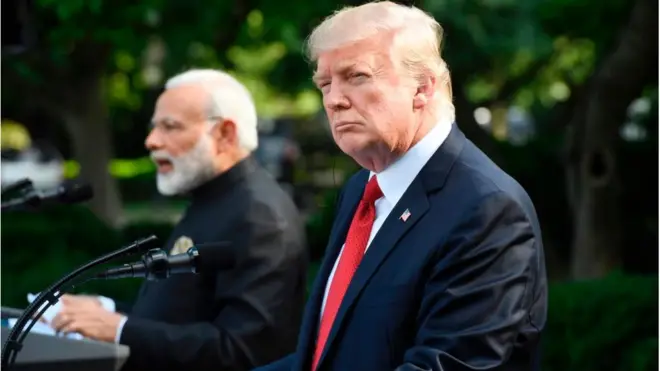 ट्रंप मोदी