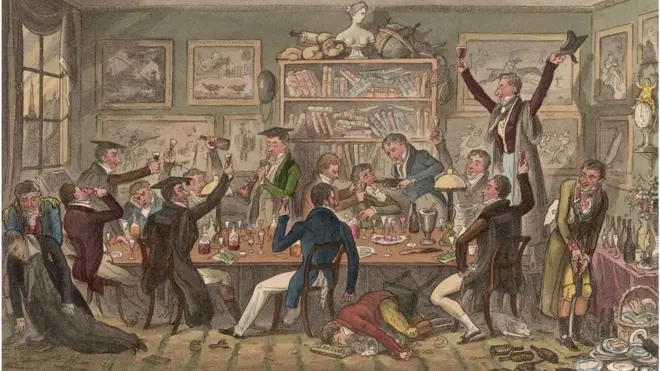 Sebagian dari 3,000 kata bahasa Inggris untuk mabuk termasuk ramsquaddled dan obfusticated.