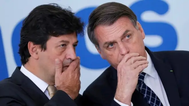 La relación entre Mandetta y Bolsonaro comenzó a desgastarse desde marzo.