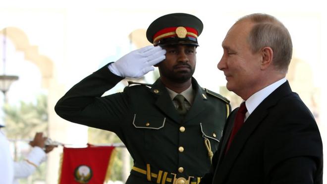 بوتين في أبو ظبي