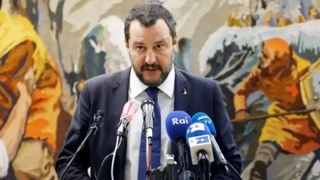 İtalya Başbakan Yardımcısı ve İçişleri Bakanı Matteo Salvini