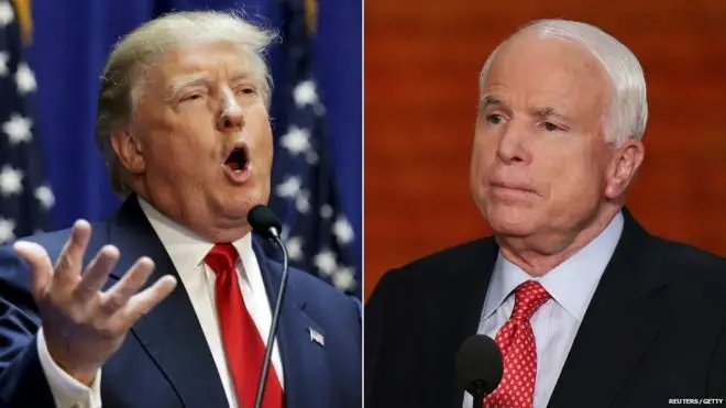 trump and mccain