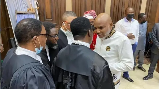 Nnamdi Kanu news today: Justice Binta Nyako court decisions on Ipob leader trial on 16 Feb