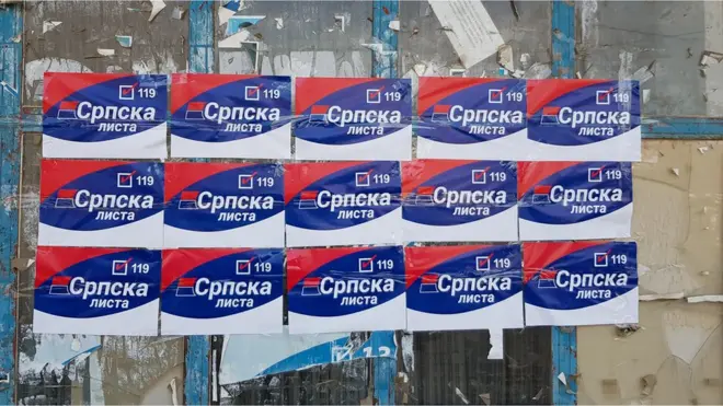 Izborne plakate u većinski srpski naseljenoj Gračanici ima samo Srpska lista