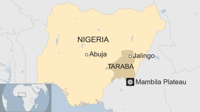 Map of Taraba
