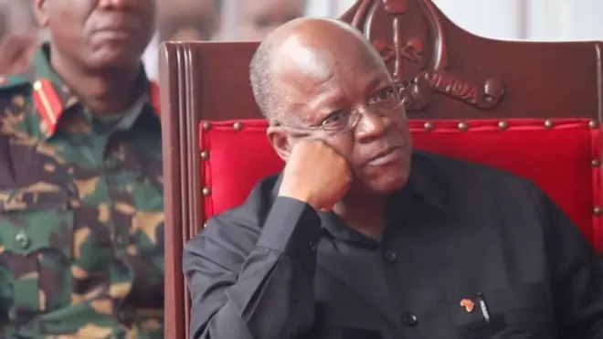 Perezida Magufuli mu gushyingura uwari umunyamabanga we
