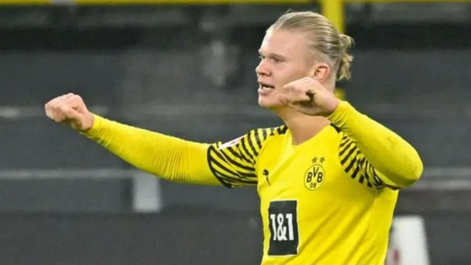 سجل هالاند 23 هدفا في 19 مباراة في دوري أبطال أوروبا