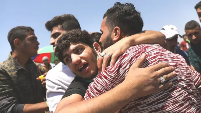 પેલેસ્ટાઇન હિંસાની તસવીર