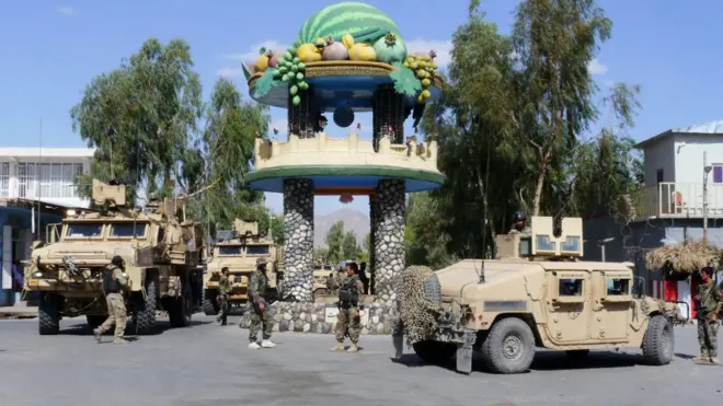 وسلوالو طالبانو د ۲۰۱۸ کال په مۍ میاشت کې هم یو ځل فراه ښار ته ننوتل. ارشیف تصویر