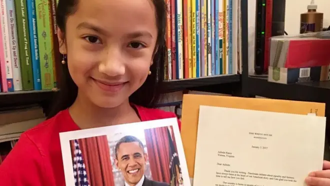 Adinda berharap dapat meneruskan sekolah di AS dengan aman.