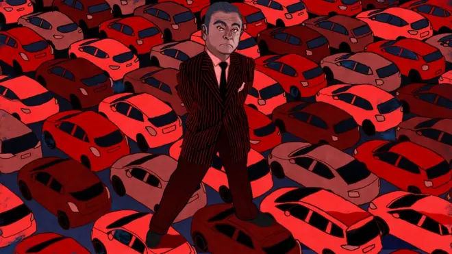 Ilustración de Carlos Ghosn