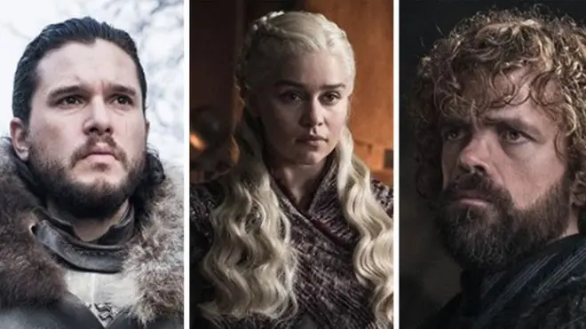Jon Snow, Daenerys Targaryen and Tyrion Lannister
