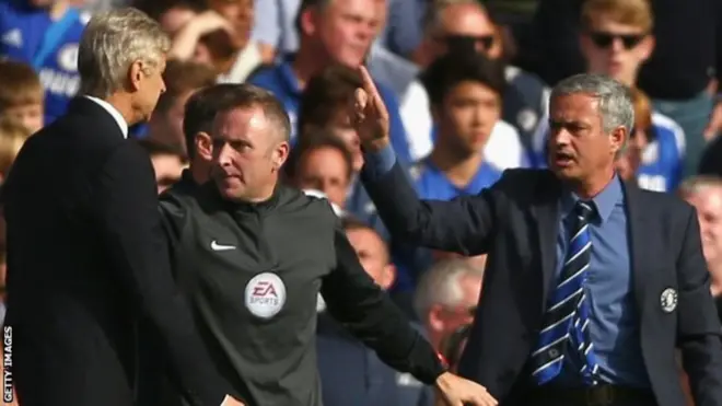 Jose Mourinho na Arsene Wenger