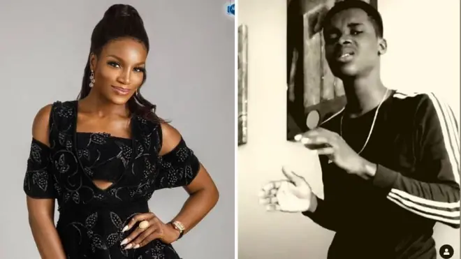 Seyi Shay and Nigerian Idol contestant Torrus