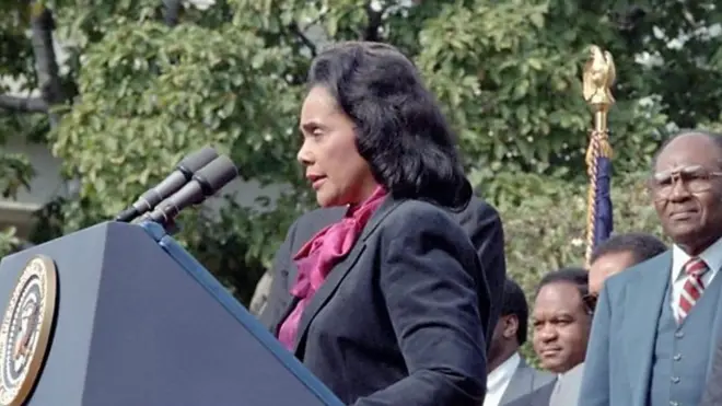 سخنرانی کورتا اسکات کینگ در کاخ سفید