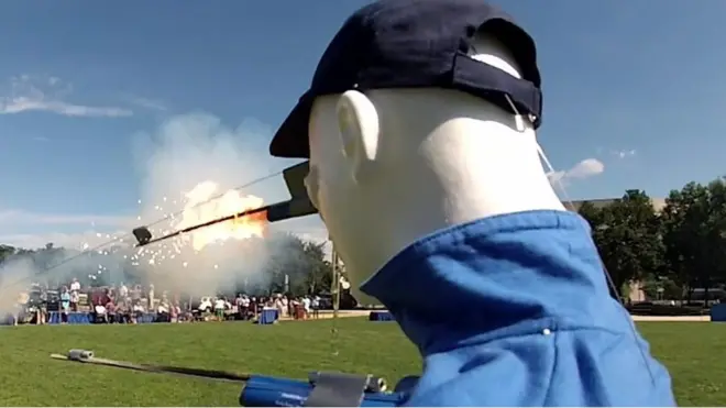 The US government has a vivid warning for people planning to celebrate with fireworks.