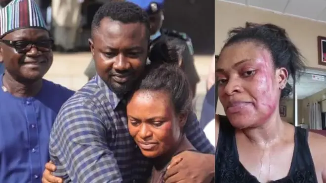 Gomina Ortom, Pius ati Ifeyinwa Angbo