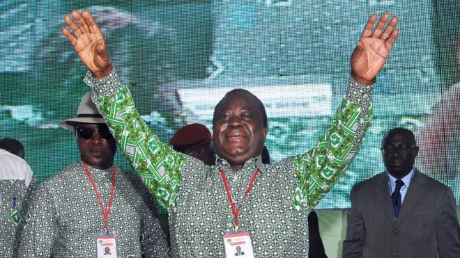 Henri Konan Bédié, président du PDCI