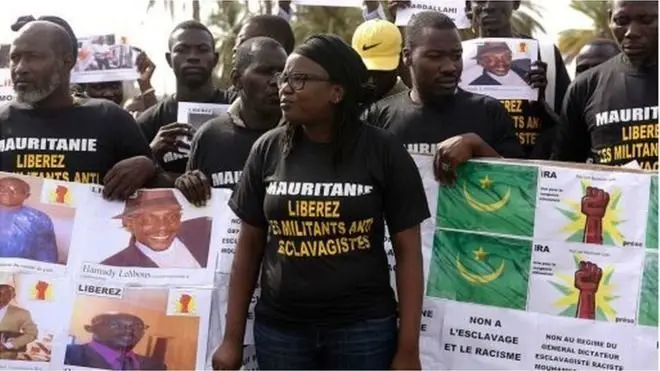 Une manifestation anti esclavagiste en Mauritanie