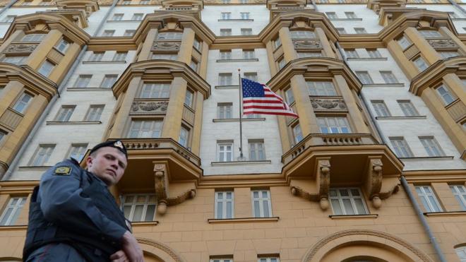 莫斯科的美國大使館