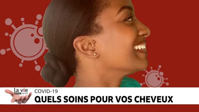 Une femme portant ses cheveux en chignon