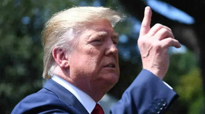 الرئيس الأمريكي، دونالد ترامب