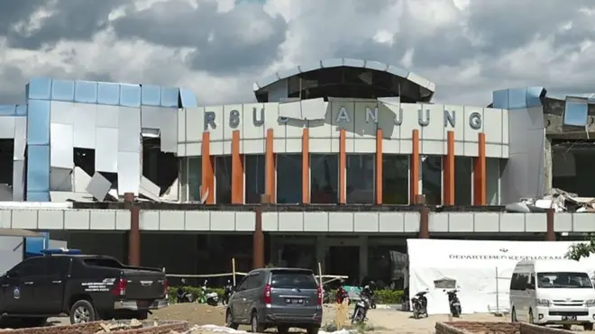 Gempa 7 SR hancurkan rumah sakit di Lombok Utara