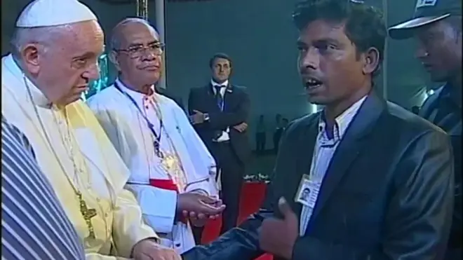 Pope meeting rohingyas