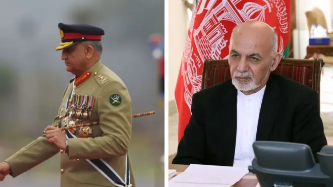 ولسمشر غني او جنرال باجوه پر ګڼو مسلو خبرې کړې دي