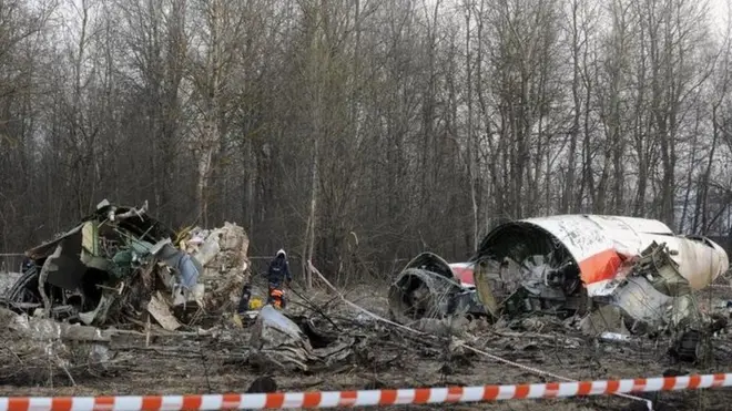 Обломки Ту-154