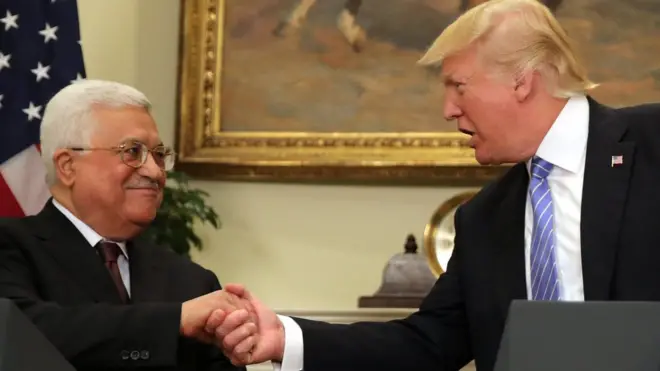 ترامب وعباس