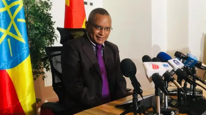 Pirezidaantii Itti Aanaa Naannoo Tigiraay Dr Debretsiyoon G/Mikaa'el.