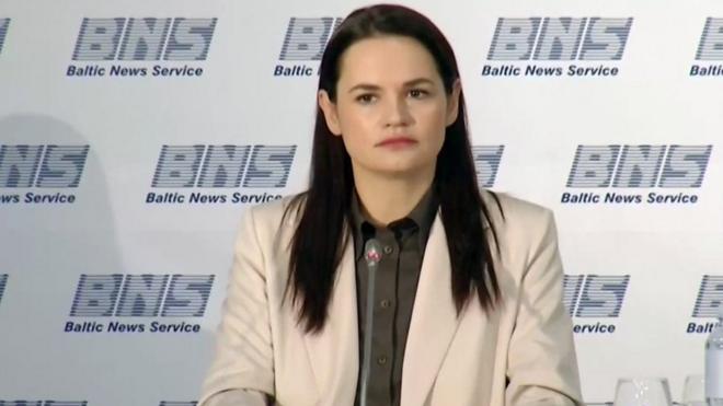 Кандидат в президенты Беларуси Светлана Тихановская