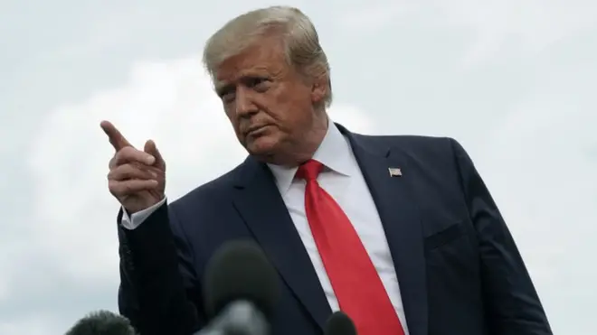 અમેરિકન રાષ્ટ્રપતિ ડોનાલ્ડ ટ્રમ્પ