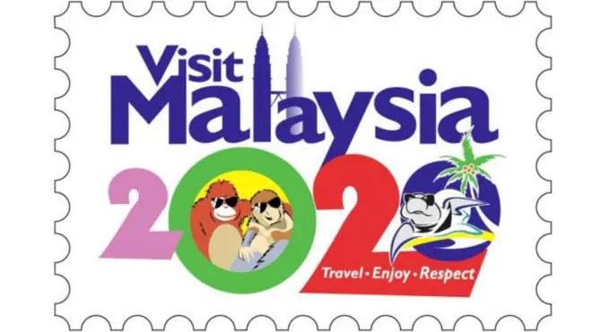 Logo kampanye pariwisata Malaysia yang banyak dikecam karena dinilai 'ketinggalan zaman'.