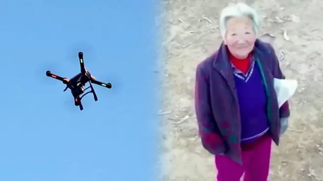 "Пожалуйста, оставайтесь дома": дроны против коронавируса