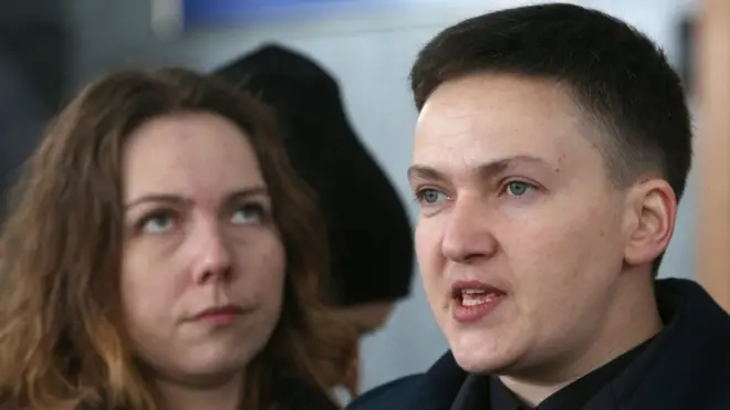 Надія Савченко перед допитом СБУ виголосила ряд заяв