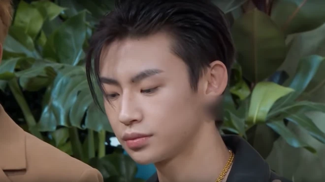 Actor Wang Linkai's ears are blurred in an episode of the TV show Sister's Flower Shop