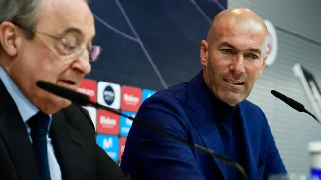 Florentine Perez ve Zinedine Zidane