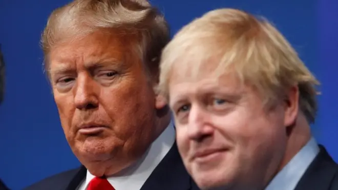 ट्रंप और बोरिस जॉनसन